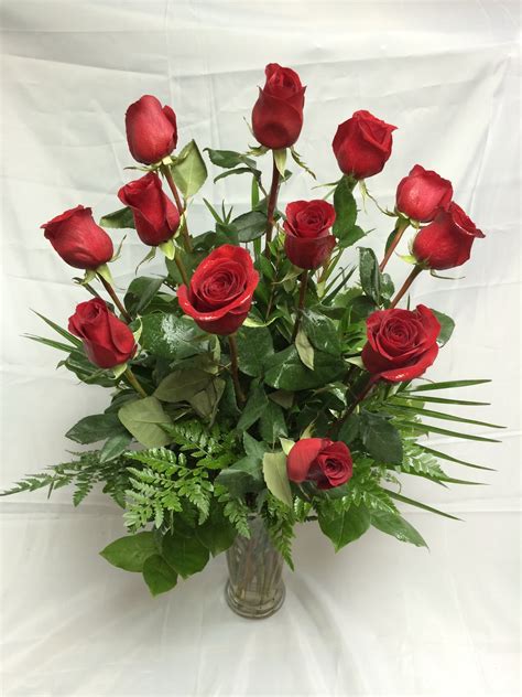 One Dozen Long Stem Red Roses In College Station Tx University Flowers