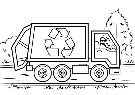 Free Recycling Coloring Pages For Kids