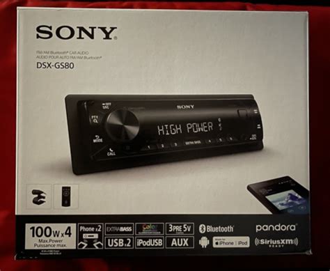 Sony Dsx Gs80 Gs Series High Power 45w X 4 Rms Digital Media Receiver