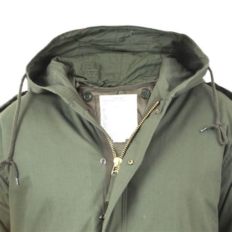 Classic Mod Repro Us Army M 51 Fishtail Parka Olive Adaptor Clothing