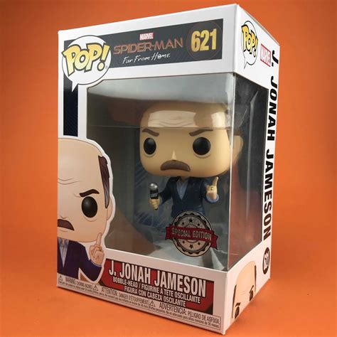 Funko Pop J Jonah Jameson Spider Man Far From Home Exclusive 621 Ant