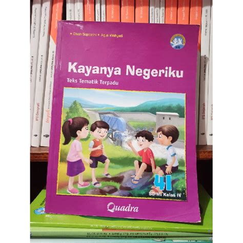 Jual Buku Bekas Teks Tematik Terpadu Kelas 4 Sd Jilid 4i Quadra Kurikulum 2013 Shopee Indonesia