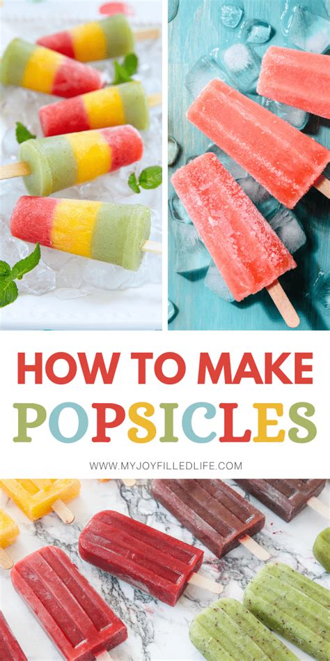 The Beginners Guide To Making Homemade Popsicles