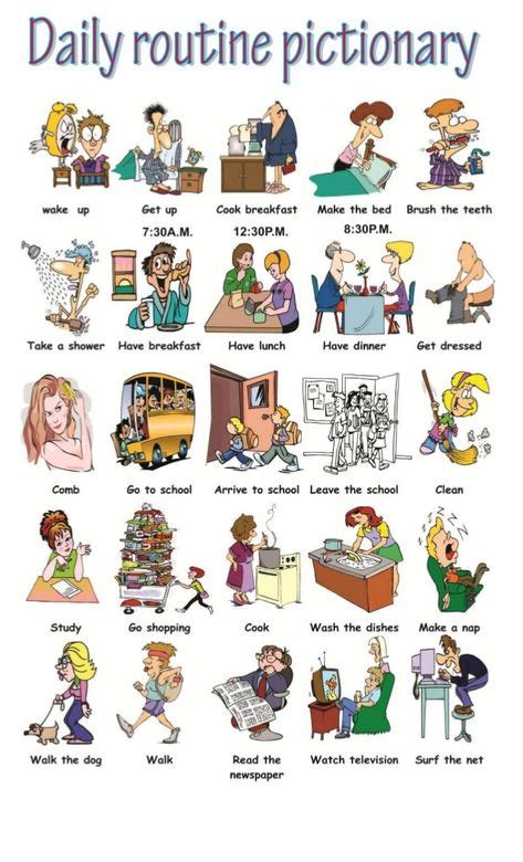Useful English Phrases To Describe Your Daily Routines English