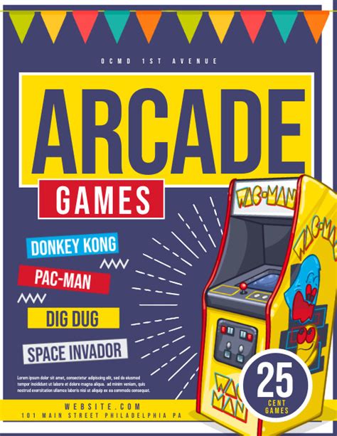 Arcade Cabinet Graphic Templates Ferisgraphics