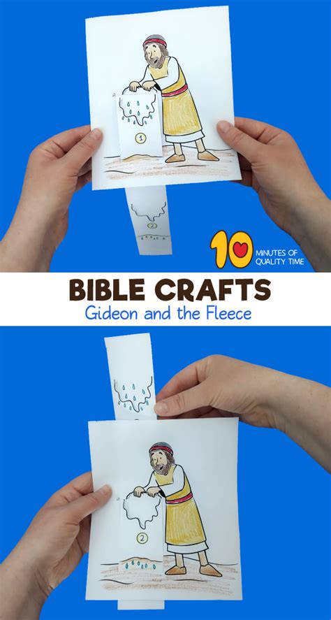 Gideon And The Fleece Craft Bible Crafts Sunday School Bible