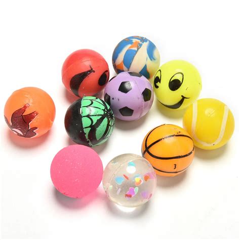 Mixed Elastic Rubber Ball Toy Balls Bouncy Ball Pinball Bouncy Toys For