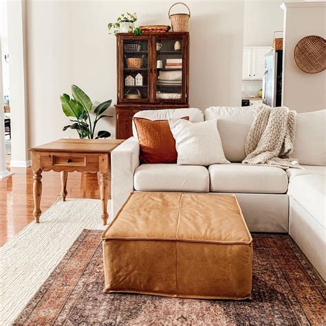 comfy neutral living room leather ottomans living room ottoman in living room leather ottoman