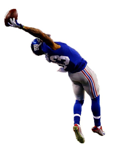 American Football Player Catching A Ball PNG Image | American football, American football ...