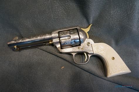 Colt Saa 41 Colt 4 34 Engraved Ma For Sale At