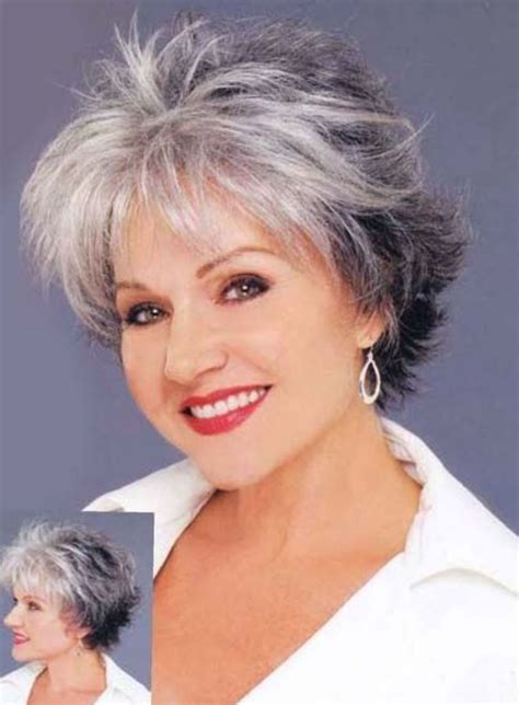 Have thick hair and want a haircut that is both stylish and easy to style? short sassy hairstyle for gray hair | Gorgeous gray hair, Short sassy hair, Short grey hair