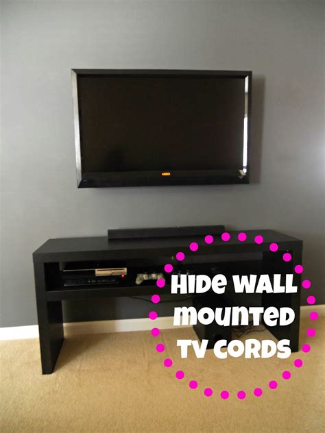 How To Wall Mount A Tv And Hide The Wiring