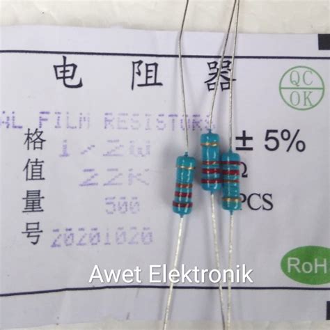 Jual Resistor 22k Ohm 12 Watt Resistor 22k 12w Resistor 22k 12w