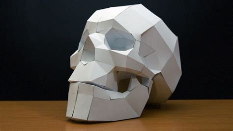 Papercraft Skull Timelapse Youtube