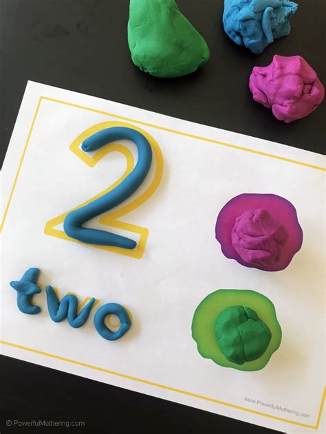 Free Printable Numbered Play Doh Mats 6c5