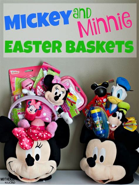 Mickey And Minnie Easter Baskets Easter Baskets Easter Bunny