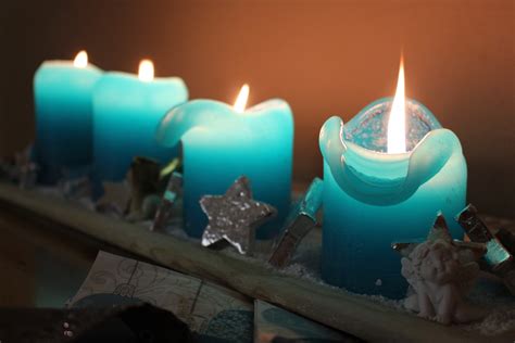 Free Images Light Flame Blue Lighting Decor Christmas Decoration