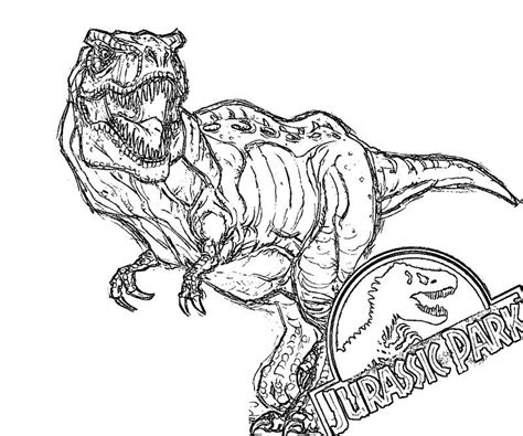 Free Printable Jurassic Park Coloring Pages Coloring Home