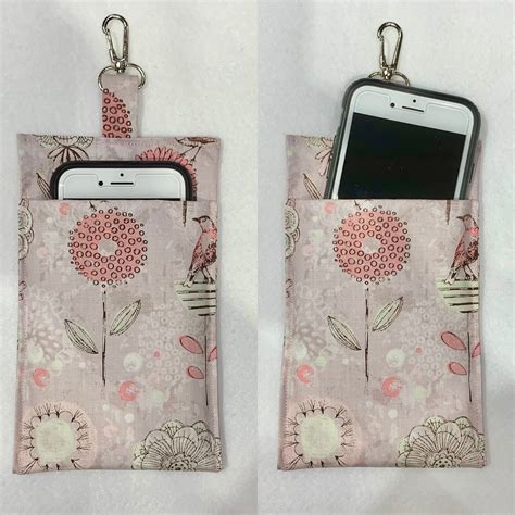 Fabric Cell Phone Holders 2 Etsy