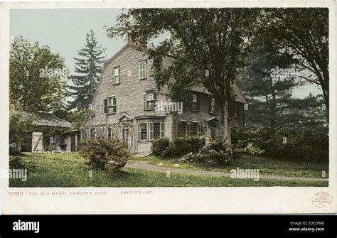 The Old Manse Concord Mass Still Image Postcards 1898 1931