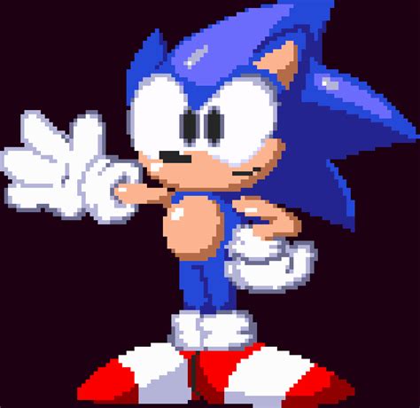Sonic Pixel Art By Triplexawesomeness On Newgrounds