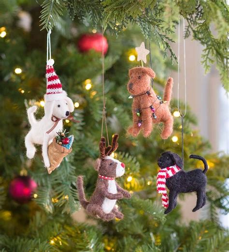 This Adorable Set Of 4 Holiday Dog Ornaments Will Be Festive Favorites