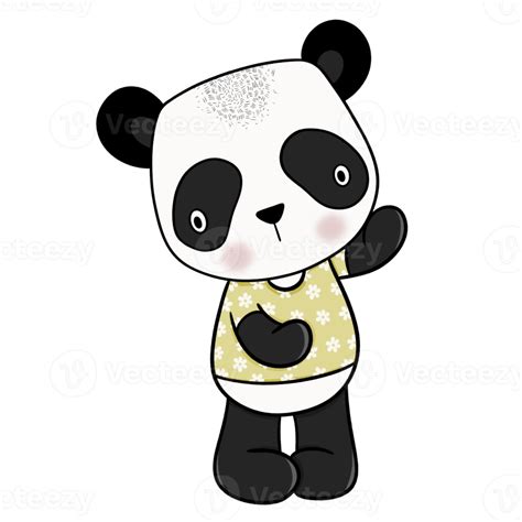 Personnage De Dessin Animé Mignon Panda 9366516 Png