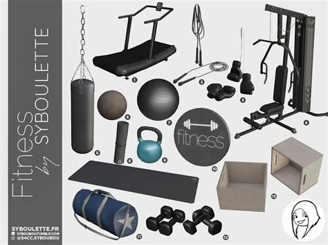 Fitness Cc Sims 4 Syboulette Custom Content For The Sims 4