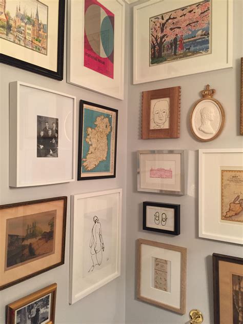 Powder Room Gallery Art in 2020 | Gallery wall inspiration, Eclectic ...