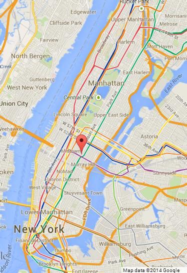 Grand Central Station On Map Of Manhattan