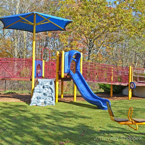 We Love This Wheelchair Accessible Ramped Playground At A Local