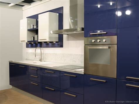 Modern Blue Kitchen Cabinets Pictures And Design Ideas
