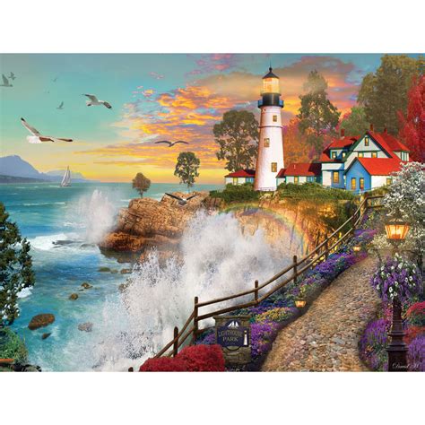Jigsaw puzzle subject image credit: Lighthouse Park 500 Piece Jigsaw Puzzle | Bits and Pieces