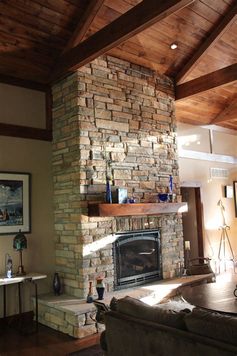 Some days ago, we try to collected galleries to find brilliant ideas, we hope you can inspired with these best photos. Stone fireplace | Fireplace remodel, Home fireplace, Cabin ...
