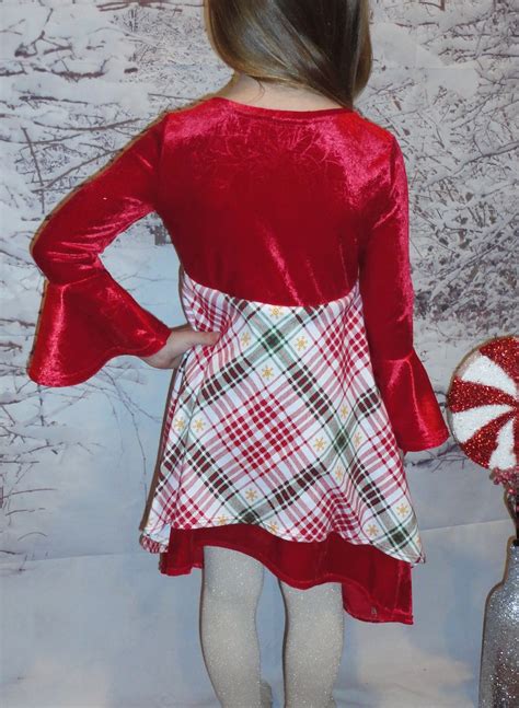 Little Girl Christmas Dress Red Christmas Dress Red Holiday Etsy
