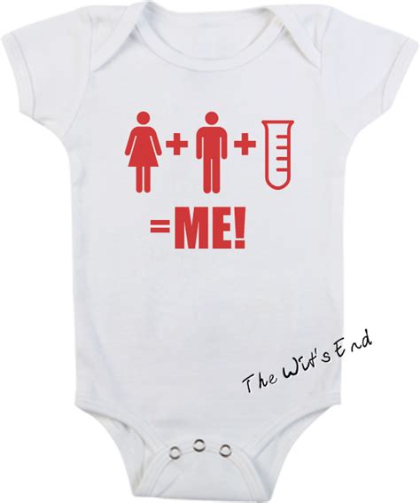 Mommy Daddy Test Tube Me Infant Bodysuit