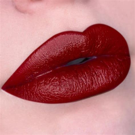 Gorgeous Dark Red Lipstick Shades To Go For Mega Impact See More Https Makeupjournal Com