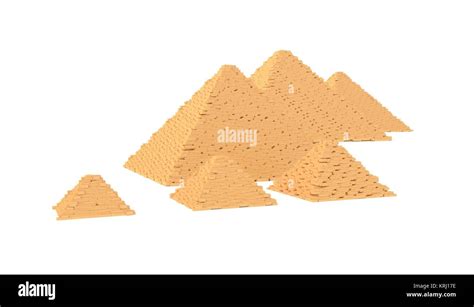 Egyptian Pyramids Illustration Stock Photo Alamy