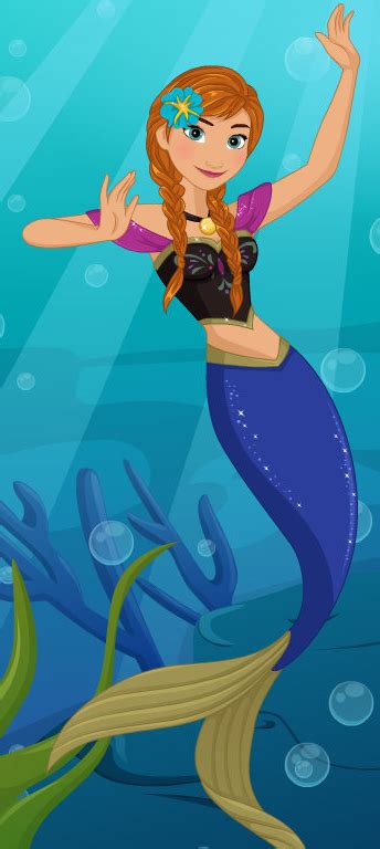 Anna By Ashley ©2015 Mermaid Disney Mermaid Princess Disney