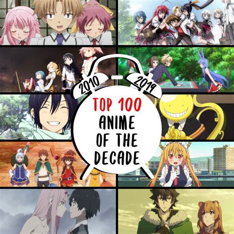 Top 100 Anime Of The Decade All About Anime And Manga