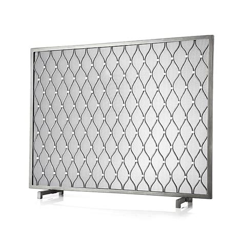 Corbett Silver Fireplace Screen Country Fireplace Farmhouse