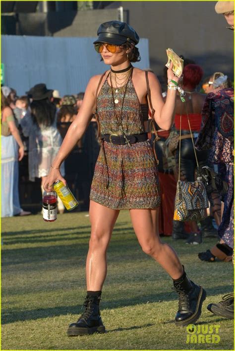 Vanessa Hudgens Shows Off Her Dance Moves At Coachella Vanessa Hudgens Goes Boho Chic In