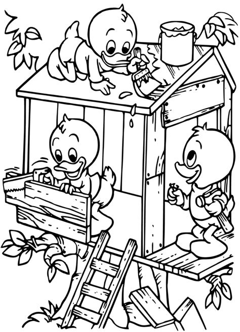 Treehouse Coloring Pages - Best Coloring Pages For Kids | Disney