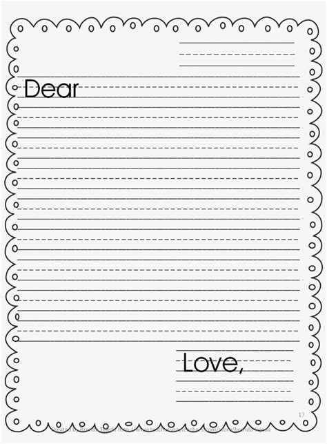 Lined Letter Template
