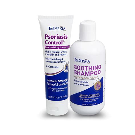 Triderma Psoriasis Control Cream And Soothing Shampoo Bundle