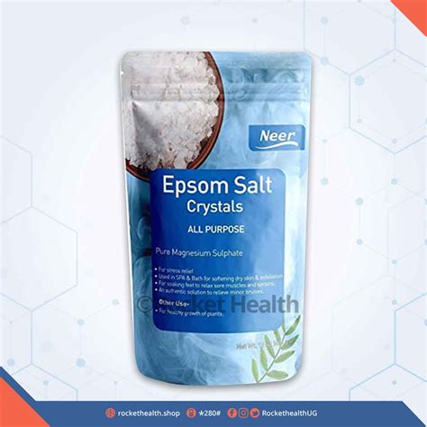 Magnesium Sulphate 454g Epsom Uk Salts Rocket Health