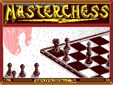 Master Chess Commodore 64 Artwork Title Screen
