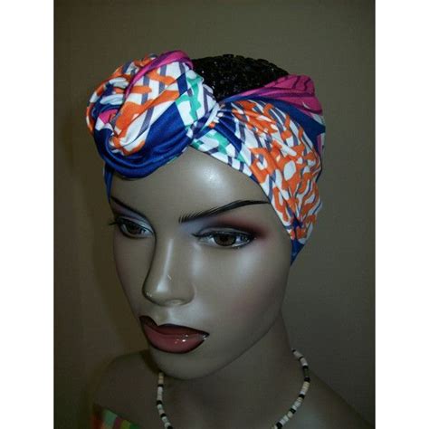 Knotted African Head Band Turban Stretchy Ankara Head Band African