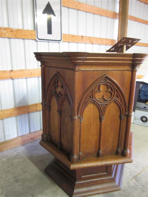 1920s Gothic Church Pulpit Collectors Weekly
