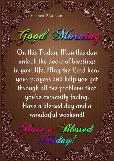 Friday Blessings Images Archives Wishes1234